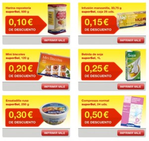 Cupones Descuento supermercado supersol