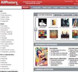 Cupones Descuento para comprar posters en Allposters